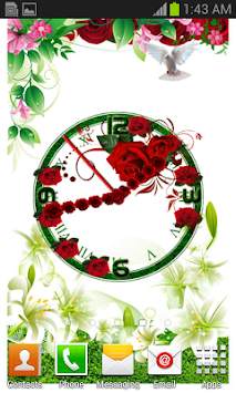 Rose Flower Clock screenshot 28