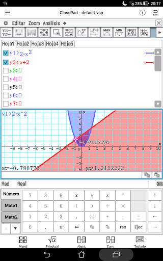 CASIO ClassPad screenshot 4