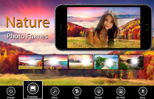 Nature Photo Frames - natural garden effects style screenshot 1