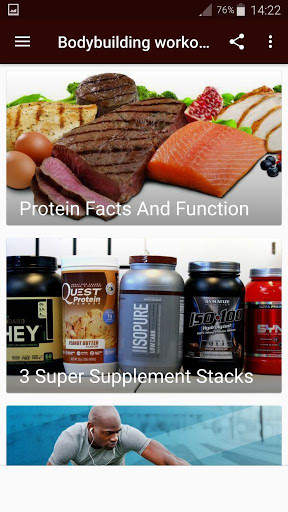 BodyBuilding Workouts screenshot 1