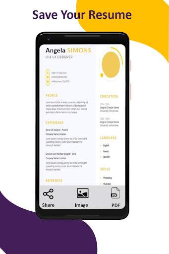 CV Maker App : Resume Maker screenshot 4