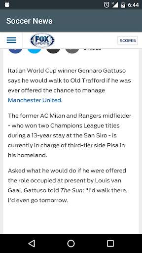 Soccer News screenshot 3