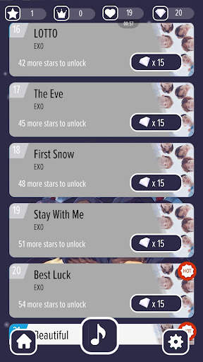 Piano EXO 2021 - Tap Tiles OFFLINE screenshot 5