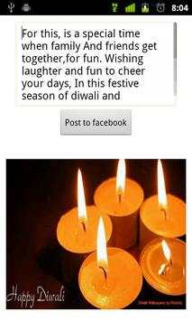 Diwali Wallpapers & Greetings screenshot 4