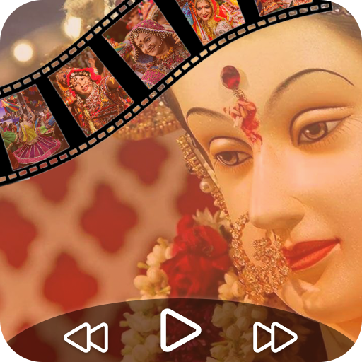 Navratri Video Maker Music : Photo Video Maker أيقونة