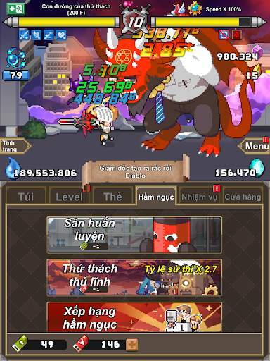 Tập đoàn hầm ngục V (Idle RPG) screenshot 16