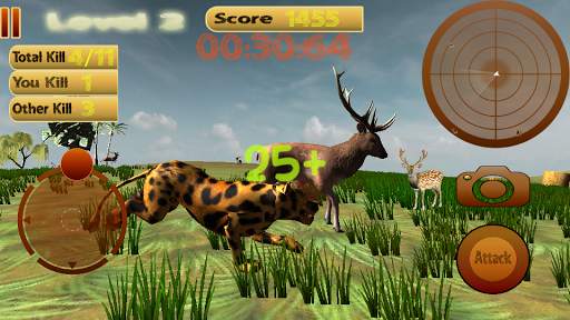 Angry Leopard - Chase Animals स्क्रीनशॉट 2