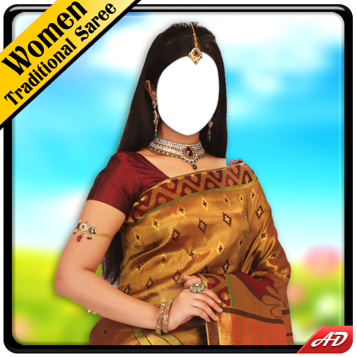 Women Traditional Saree Suit icon