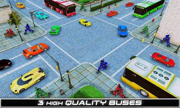 Robot Bus game - Robot Passenger Bus Simulator screenshot 4