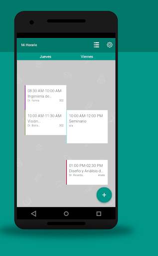 My Class Schedule screenshot 2