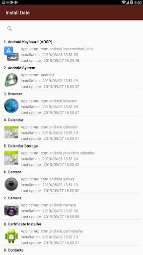 Install Date screenshot 1