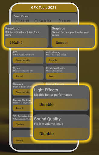 GFX Tool for PUBG - Game Launcher & Optimizer screenshot 4