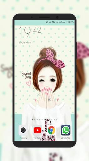 Laura Cute Wallpaper screenshot 4
