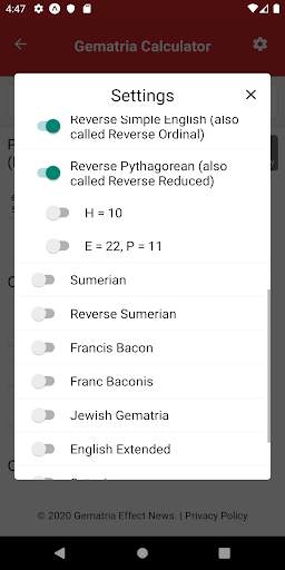 GEN Gematria Calculator screenshot 4
