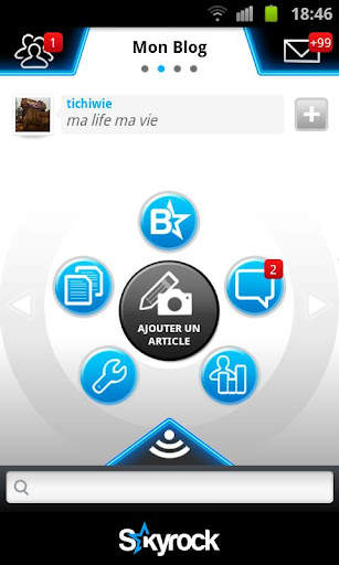 Skyrock.com 1 تصوير الشاشة