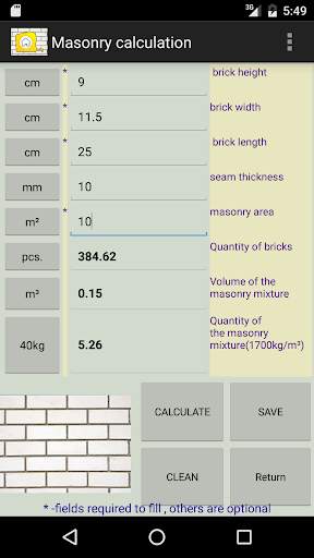 CONSTRUCTION calculator screenshot 4
