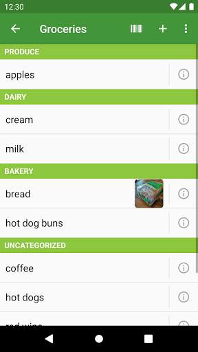 Our Groceries Shopping List screenshot 2