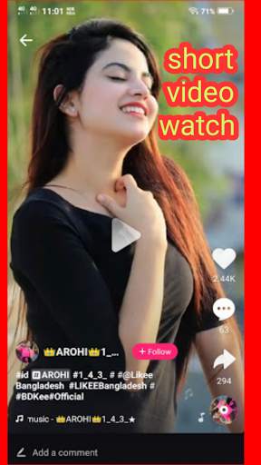 TokTok and Likee video player screenshot 2