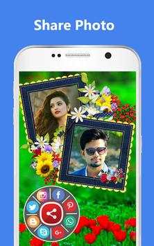 Flower Photo Frames Dual - Flower Dual Photo Frame 7 تصوير الشاشة