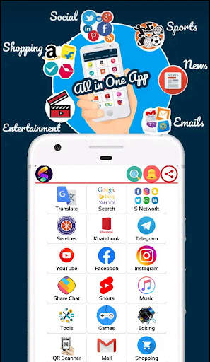 Snowzo : All Social Media Apps screenshot 1