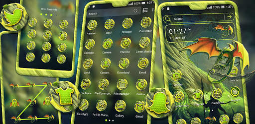 Green Dragon Theme Launcher screenshot 7
