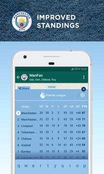 Manchester City FC Official Keyboard скриншот 7