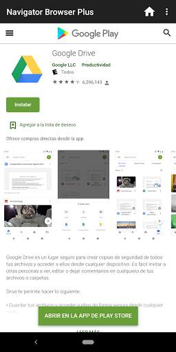 Navigator Browser Plus screenshot 1