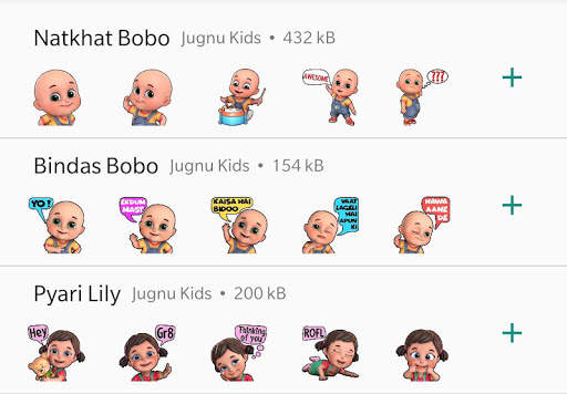Natkhat Bobo WAStickers App by Jugnu Kids screenshot 2