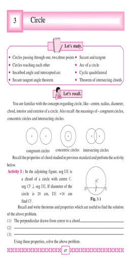 10th Class Maths Textbook Geometry 2020 In English screenshot 4