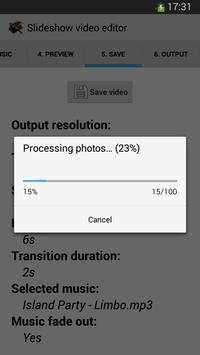 Slideshow video editor screenshot 5