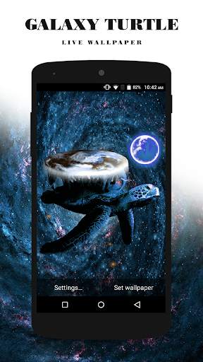 Galaxy Turtle Live Wallpaper screenshot 4