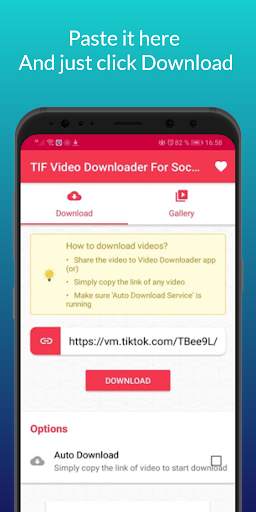 TIF Video Downloader Social Media -No Wattermark screenshot 2