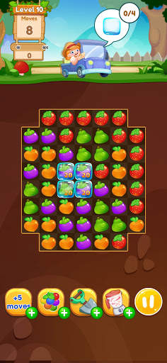 Fruit Garden Fantastic - Match 3 Game Free screenshot 8