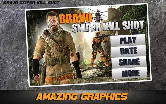 Bravo Sniper Pembunuh Ditembak screenshot 1