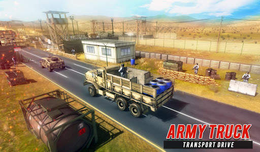 US Army Truck Driving Simulator 3d : War Truck screenshot 1