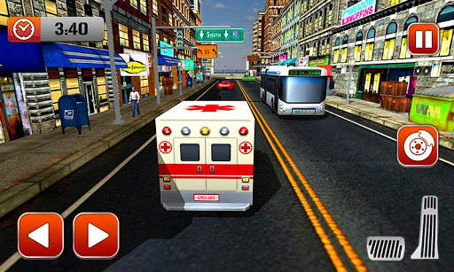 Ambulance Rescue : Emergency 911 Driving Games screenshot 1