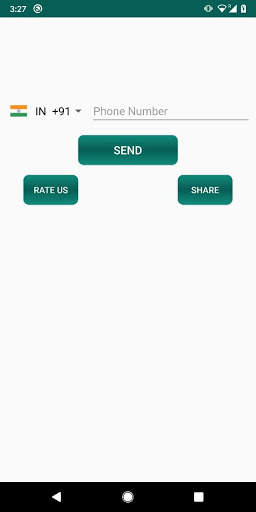 Chat Unknown for Whats App without adding contact screenshot 1