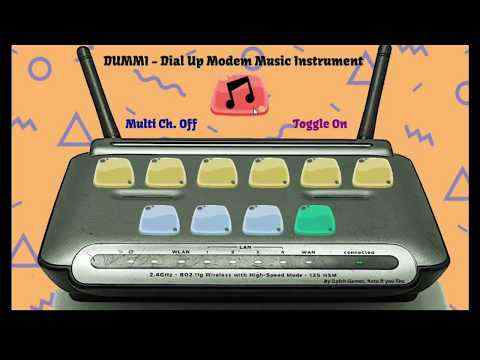 Dial-up Modem Music Instrument screenshot 1