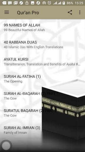 Qur'an Pro (Arabic Text) скриншот 1
