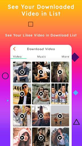Video Downloader for Likee 3 تصوير الشاشة