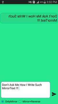 Mirror Text For Whatsapp screenshot 1
