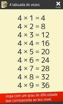 Tabuada de multiplicar (Matemática) screenshot 6