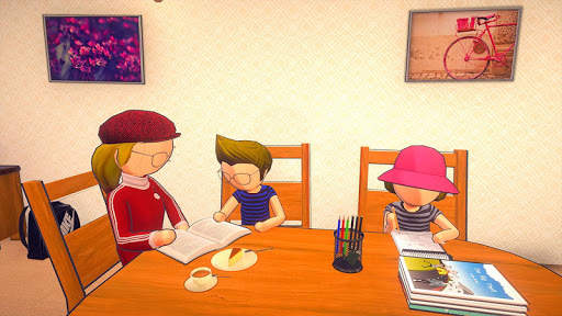Stickman Babysitter Game - Dream Family Sim screenshot 4