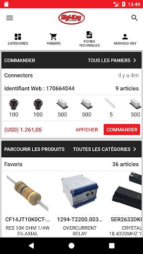 Digi-Key screenshot 1