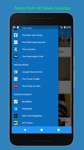 Webster News - World's 40 News Sources & Live News screenshot 1