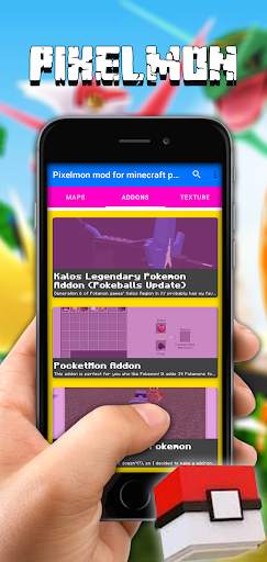 Pixelmon mod for minecraft pe - MCPE screenshot 2