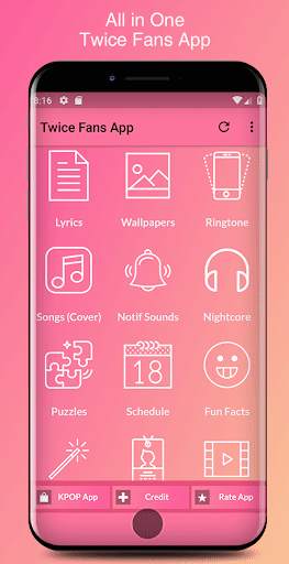 Twice Songs Lyrics & Wallpapers screenshot 1