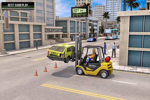 Lifter Cargo Simulator 3D Fork-lifter Game screenshot 2