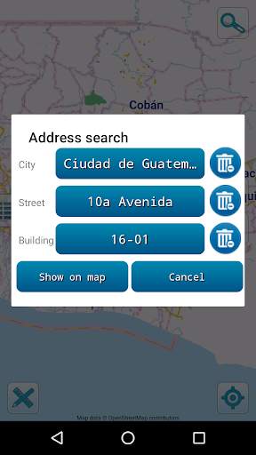 Map of Guatemala offline screenshot 4