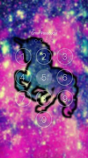 Unicorn Galaxy Wallpaper Girls Screenlock screenshot 5